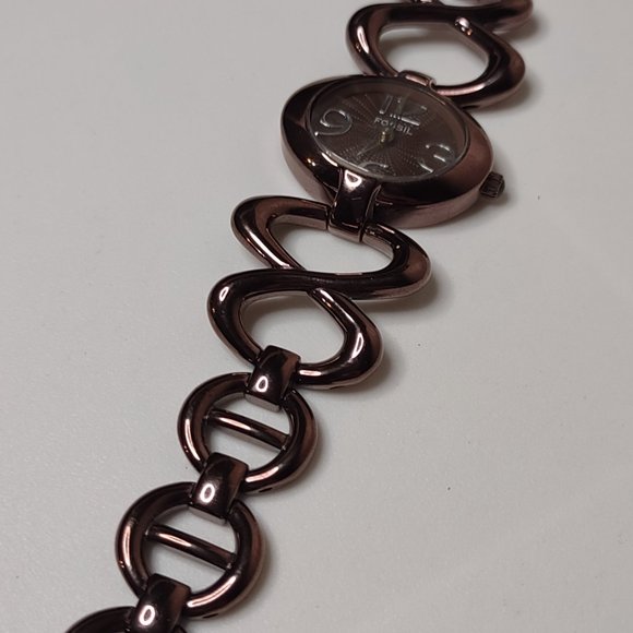 Analog Dark Fossil Watch - Picture 4 of 12